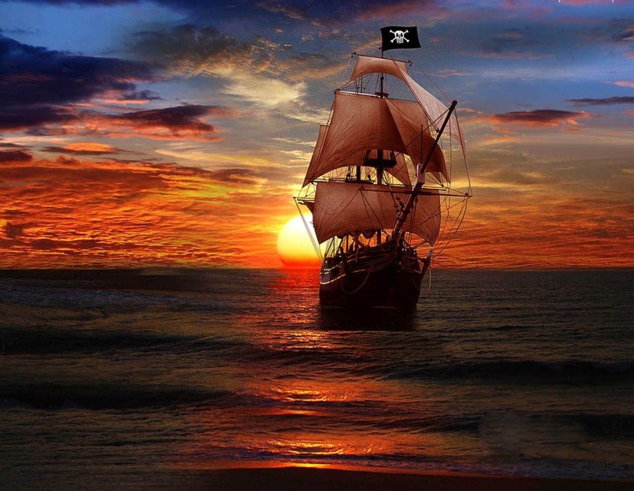 barco pirata catamaran